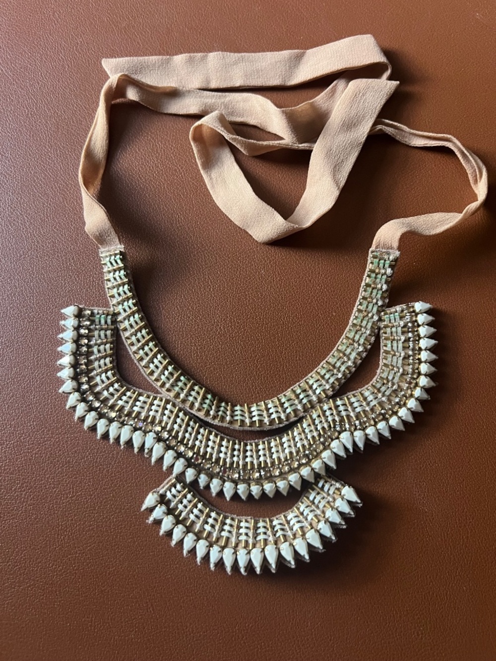 Stella & Dot RETIRED Tiered Florence Statement Bib Necklace
